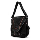 Mobile Edge Mini Messenger Bag Black/Orange great for Netbooks
