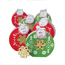 Martha Stewart Crafts Holiday Scandinavian Poinsettia Treat Bag