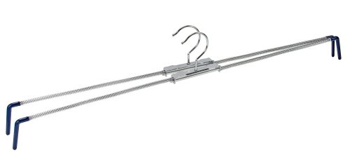 WENKO 10152211100 Spannb&uuml;gel Spiral 58 - 2er Set Kleiderb&uuml;gel, Drehhaken, rutschhemmend be Preisvergleich