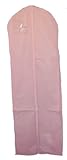 IMAGE OF Pink Breathable Wedding Dress Gown Garment Bag - Extra Long with 10