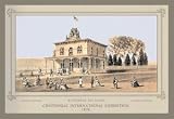 12 X 18 Stretched Canvas Poster Centennial International Exhibition, 1876 - Wisconsin Building