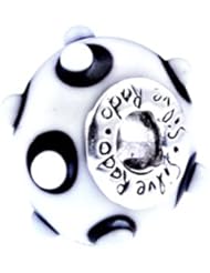 SilveRado(tm) AD2-01 Murano Glass Captain Jack Bead / Charm