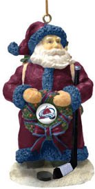 Buy COLORADO AVALANCHE Classic Santa Claus CHRISTMAS ORNAMENT by Memory Company