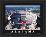Bryant Denny Stadium Alabama Crimson Tide Aerial Framed Print