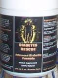 Diabetes Rescue - Balances and Normalize Blood Sugar Levels in Type 1 Diabetes and Type 2 Diabetes (Free Shipping)
