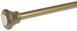 Croscill Barton Decorative Shower Curtain Tension Rod, Antique Gold