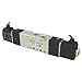 Clippard MME-41PEEC-D012, 1/8" NPT 5 Port 4-Way 3 Pos. Closed Ctr. Dbl. Sol. Valve, 12 VDC, DIN
