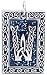Celtic Letter W Silver Tone Pewter Pendant Necklace