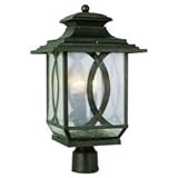 Trans Globe Lighting 5194 BRT 3-Light Post Lantern, Burnished Rust by Bel Air Lighting [並行輸入品]