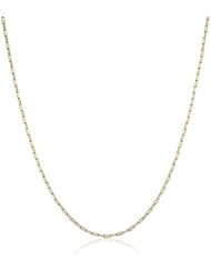 14k Italian Gold Mariner Link Chain Necklace
