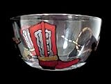 Blazing Boots Design - Hand Painted - Serving Bowl - 6 inch diameter