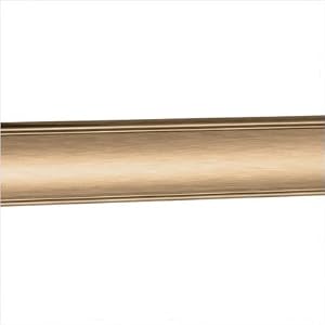 1.12 Decor Straight Finish Size: Brushed Bronze 4 by