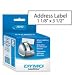 Dymo Corporation DYM30252 Address Labels- 1-.13in.x3-.50in.- 350 Labels-RL- White