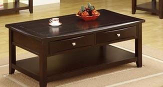 Coffee Table in Espresso by Poundex
