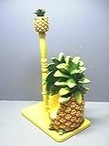 PINEAPPLE 3-D Paper Towel & Ceramic Napkin Holder NEW