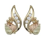 Black Hills Gold 10K Diamond Earrings