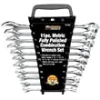 Wilmar W1062 11 Piece Metric Polished Combo Wrench Set with Rack