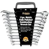 312ntefTS%2BL. SL160  Wilmar W1062 11 Piece Metric Polished Combo Wrench Set with Rack