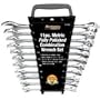 Wilmar W1062 11 Piece Metric Polished Combo Wrench Set with Rack