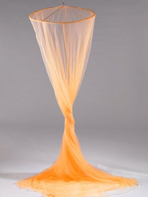 Moskitonetz f. Doppelbett Orange