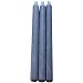 3x Grey Dinner Candles
