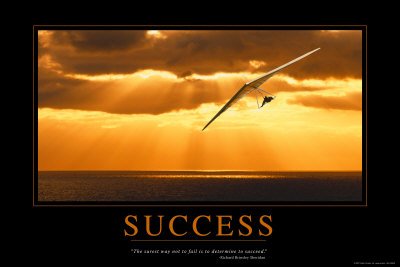 Success (Mountains) Art Poster Print - 24