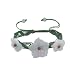 Orion's Belt Woven Silk Adjustable Thread Bracelet w. Jade Flowers