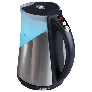 "Saeco Electric Water Kettle Digital Control Panel, Variable Temperature Settings, Cord-free Pouring & Color Changing Technology" "Saeco Electric Water Kettle Digital Control Panel, Variable Temperature Settings, Cord-free Pouring & Color Changing Technology"