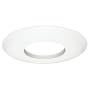 Sea Gull Lighting 1120-15 Single-Light Recessed Incandescent Fixture Trim, White