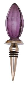 Amethyst Ellipse Bottle Stopper