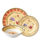 Napoli 12 Piece Melamine Dinnerware Set, Service for 4