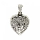 Solid Sterling Silver Heart Locket for 2 Pictures