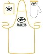 Green Bay Packers Grilling Apron Set - Football Sports Merchandise