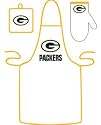 Green Bay Packers Grilling Apron Set