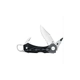 Tools & Hardware : LEATHERMAN Knife h503 Straight/Serrated Edge w/7pc Bit Kit Gray Nylon Sheath, Clam Model # 830526