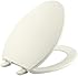 KOHLER K-4774-96 Brevia with Quick-Release Hinges Elongated Toilet Seat, Biscuit
