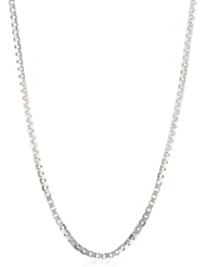 Duragold 14k Gold Polished Box Chain Necklace (.9mm)