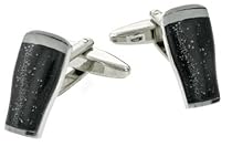 Dark beer guiness stout style cufflinks with presentation box