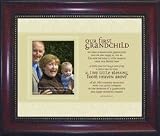 Our First Grandchild Photo Frame - Gift for New Grandparents - Made in USA