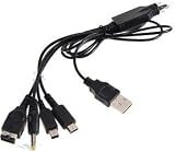 USB Charging Cable for Nintendo NDS Lite, Nintendo NDS, Playstation Portable PSP, and Nintendo DSI Consoles