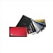 Fan-Out Business Credit Card Holder with Contrast Stitching Color: Red, Leather: Florentine Napa