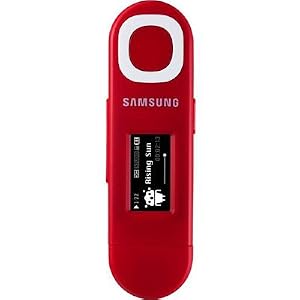 Samsung U5  2 GB MP3 Player (Red)