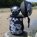Dicky Bag Large, Dog Poo Bag Dispenser/Carrier, Blue