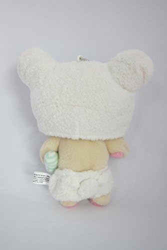 Korilakkuma Shimashima Everyday Plush Ball Keychain- Collector's Edition (5.5 Inch)