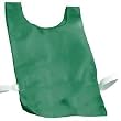 Nylon Pinnies - Dozen - Plain, Green - Sports Practice Attire