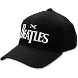 The Beatles Classic White Logo Flexfit Baseball Hat