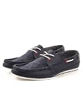 Nanny State Navy Churchill Leather Boat Shoes
