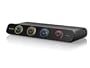 Belkin Soho F1DS104L VGA and USB 4 Port In/Out KVM Switch (Black)