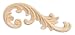 Kitchen & Housewares : Jeffrey Alexander Right Applique (APL-11-R-MP) 1/4