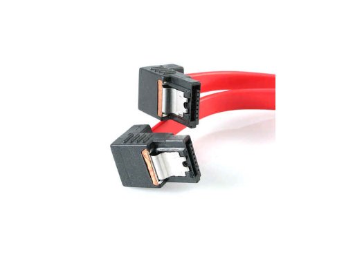 STARTECH.COM LSATA18RA2 STARTECH 18-INCH LATCHING SERIAL SATA CABLE M/M 2 R-ANGLE